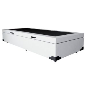 Bau Solteiro Corino Branco F