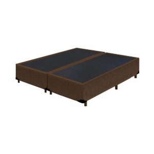 base bipartido suede marrom