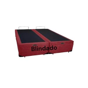 bipartido suede vermelho