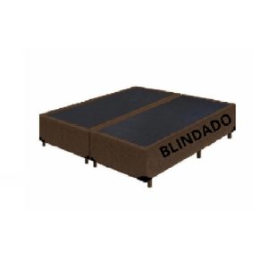 casal bipartido blindado suede marrom