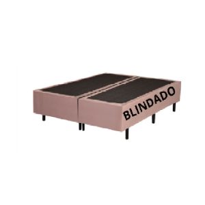 casal bipartido blindado suede rose
